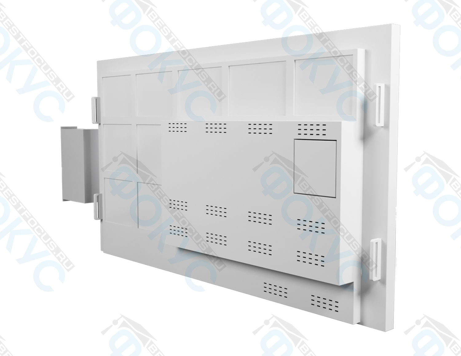 Задняя панель интерактивной панели 65 дюймов в белом корпусе