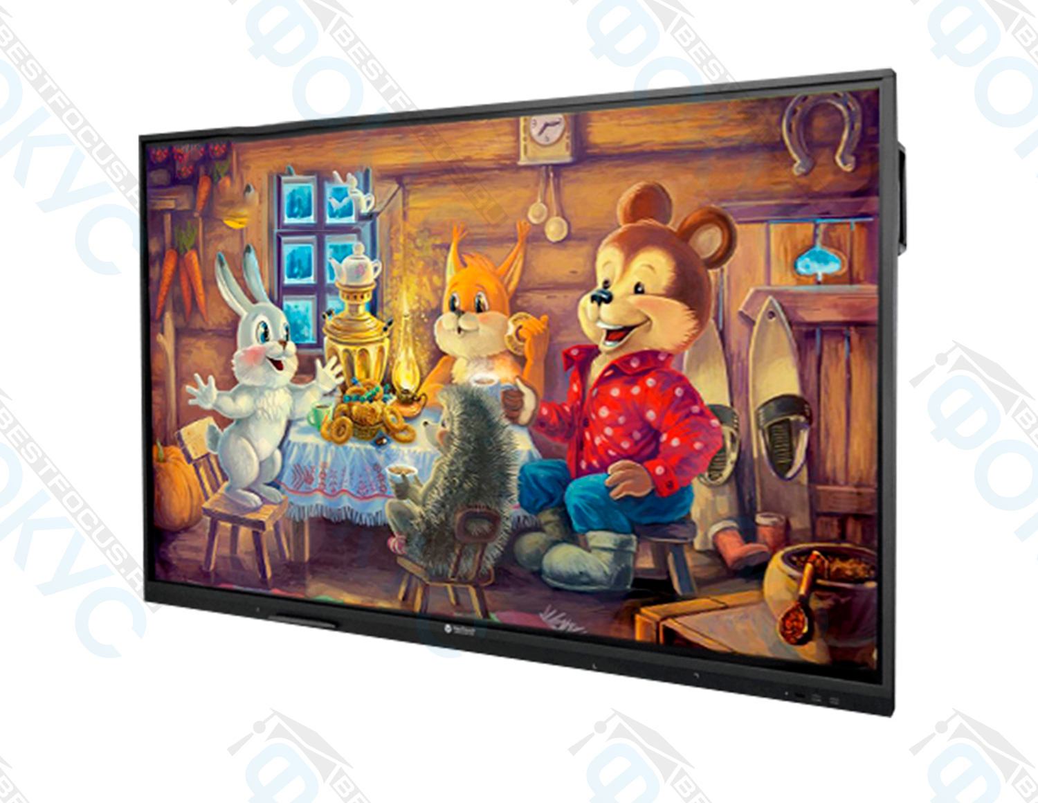 Интерактивная панель 32 дюйма с детской иллюстрацией для образовательных учреждений