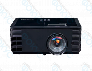 Проектор InFocus IN134ST для презентаций и обучения, вид спереди с объективом