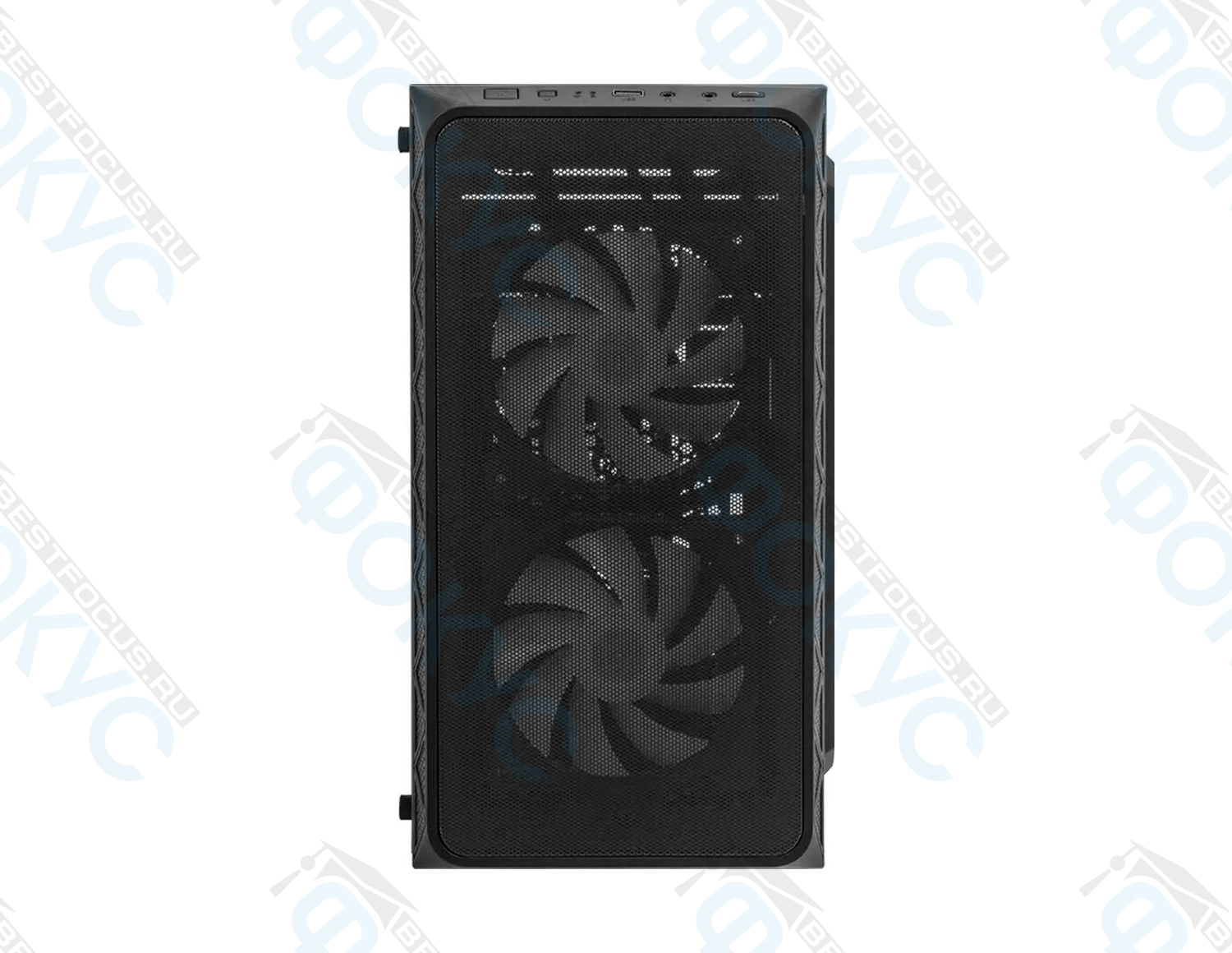 Игровой компьютер Про 420 с фронтальной панелью и двумя вентиляторами охлаждения