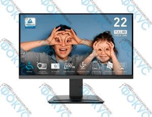 Монитор 21.5 дюйма с тонкими рамками и разрешением Full HD