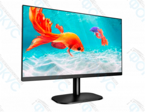 Монитор 21.5 дюйма с тонкими рамками и изображением золотых рыбок
