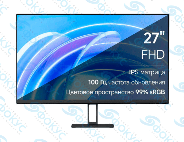 Монитор 27 дюймов с IPS матрицей, частотой 100 Гц и цветовым пространством 99% sRGB