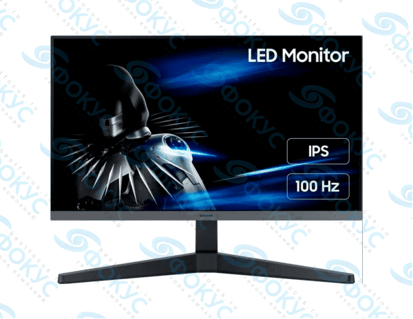 Игровой монитор 27 дюймов MAX487 с ярким неоновым фоном.
