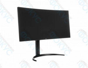 Изогнутый монитор 34 дюйма EXpert497 на подставке, вид сзади