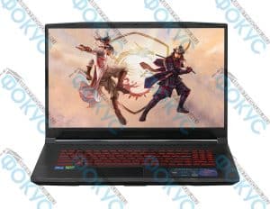 Ноутбук Макс 548 с красной подсветкой клавиатуры для игр и учебы