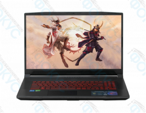 Ноутбук Макс 548 с красной подсветкой клавиатуры для игр и учебы