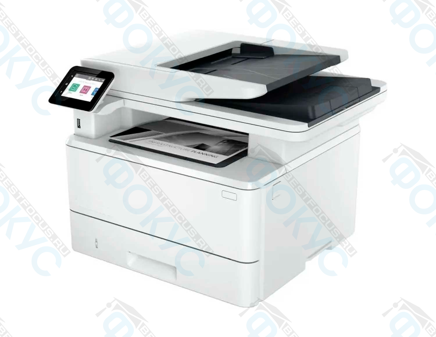 Многофункциональное лазерное МФУ с сенсорной панелью управления и двусторонней печатью для офиса и школы