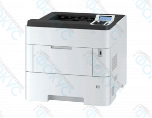 Монохромный лазерный принтер с вертикальным дизайном, ЖК-экраном и кнопочной панелью управления сверху