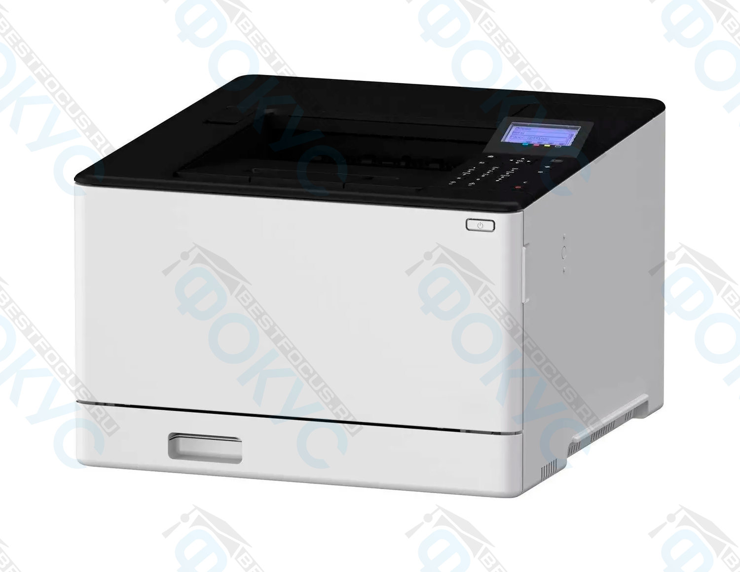 Лазерный принтер с дисплеем и клавишами управления на верхней панели