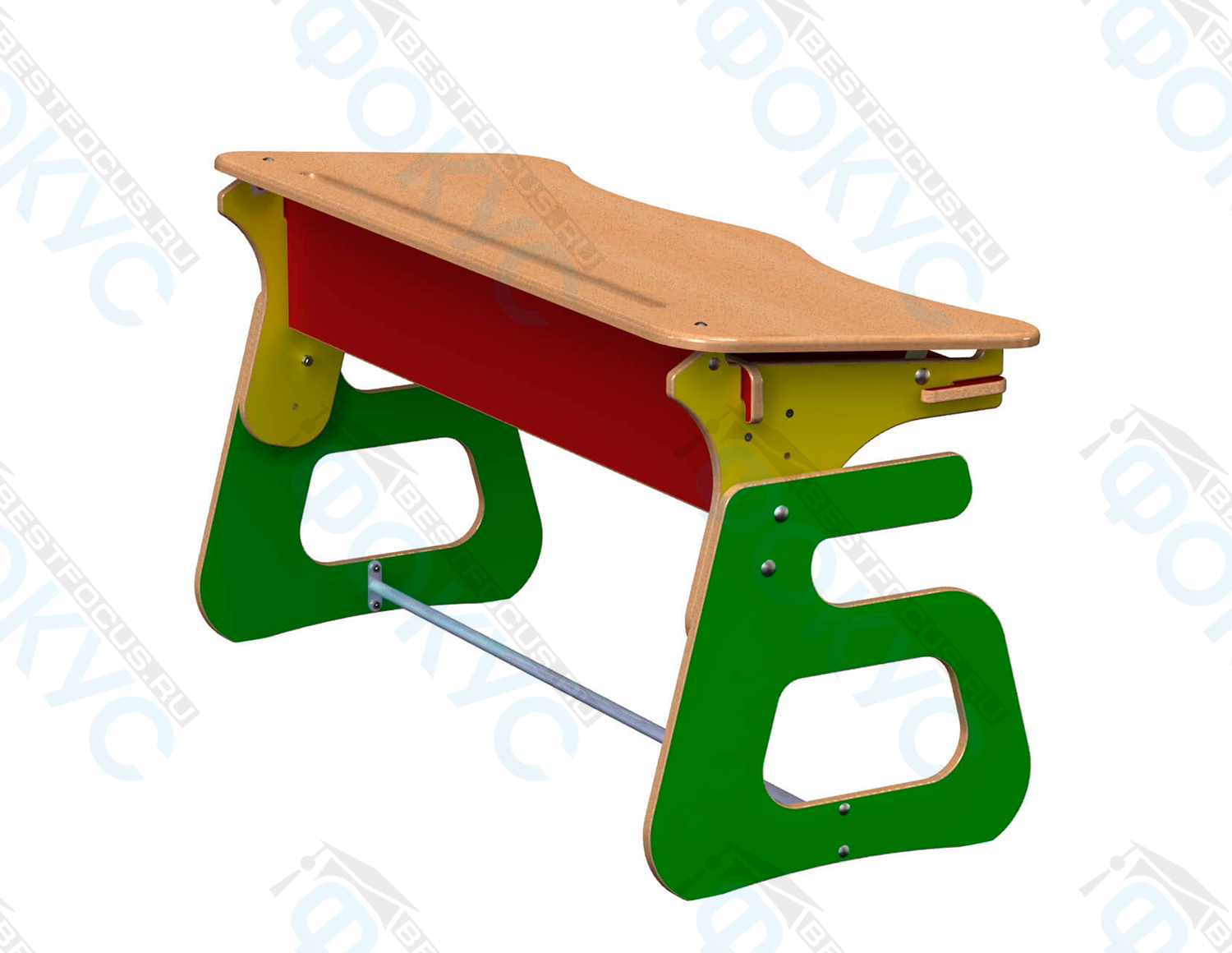 столешница с кромкой ПВХ, узорные опоры