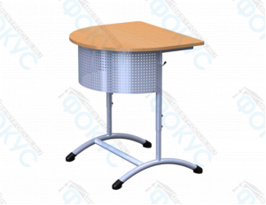 стол ученический полукруглый