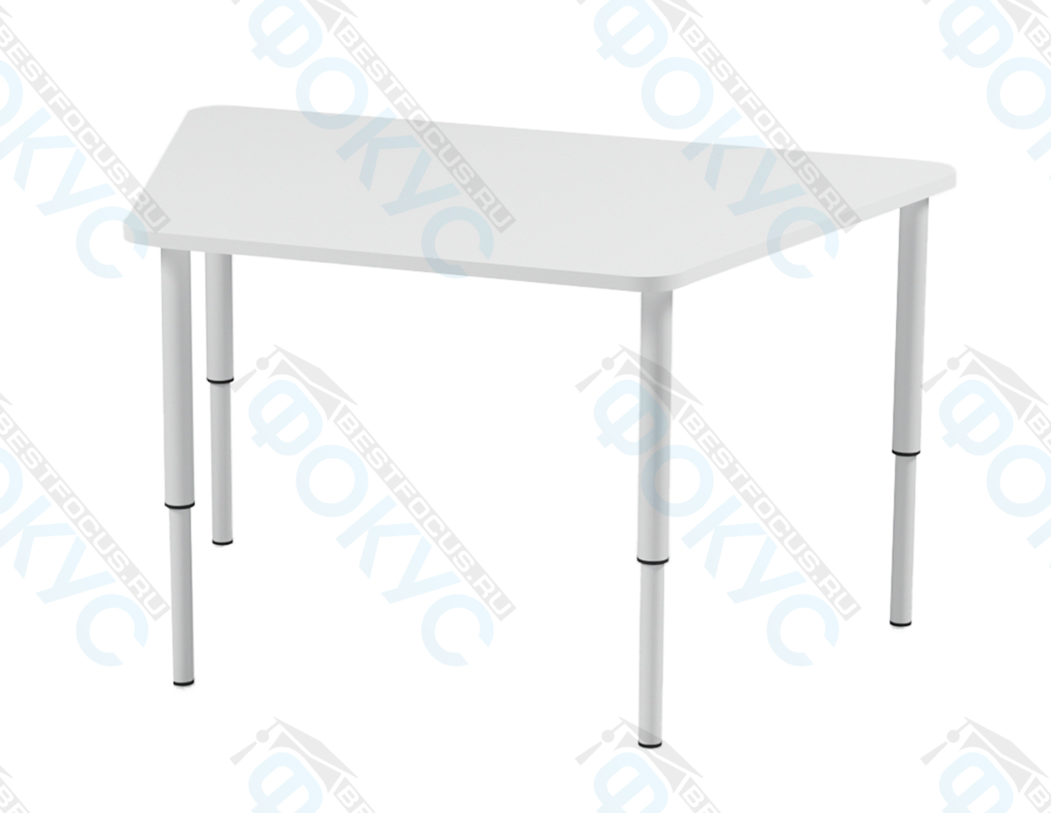 стол ученический трапеция на телескопических опорах