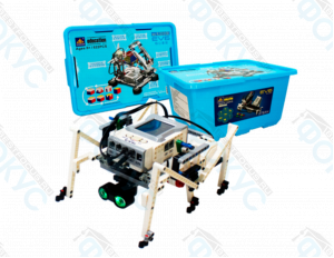 Конструктор KAZI EV6 (аналог) — робототехнический набор с программируемым модулем, датчиками и деталями для сборки, в пластиковом контейнере