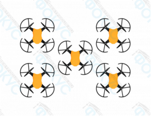 Образовательный набор дронов МиниТех из 5 квадрокоптеров для обучения