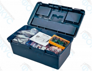 Открытый робототехнический набор «Базис А» в тёмно-синем пластиковом кейсе с комплектующими и документацией