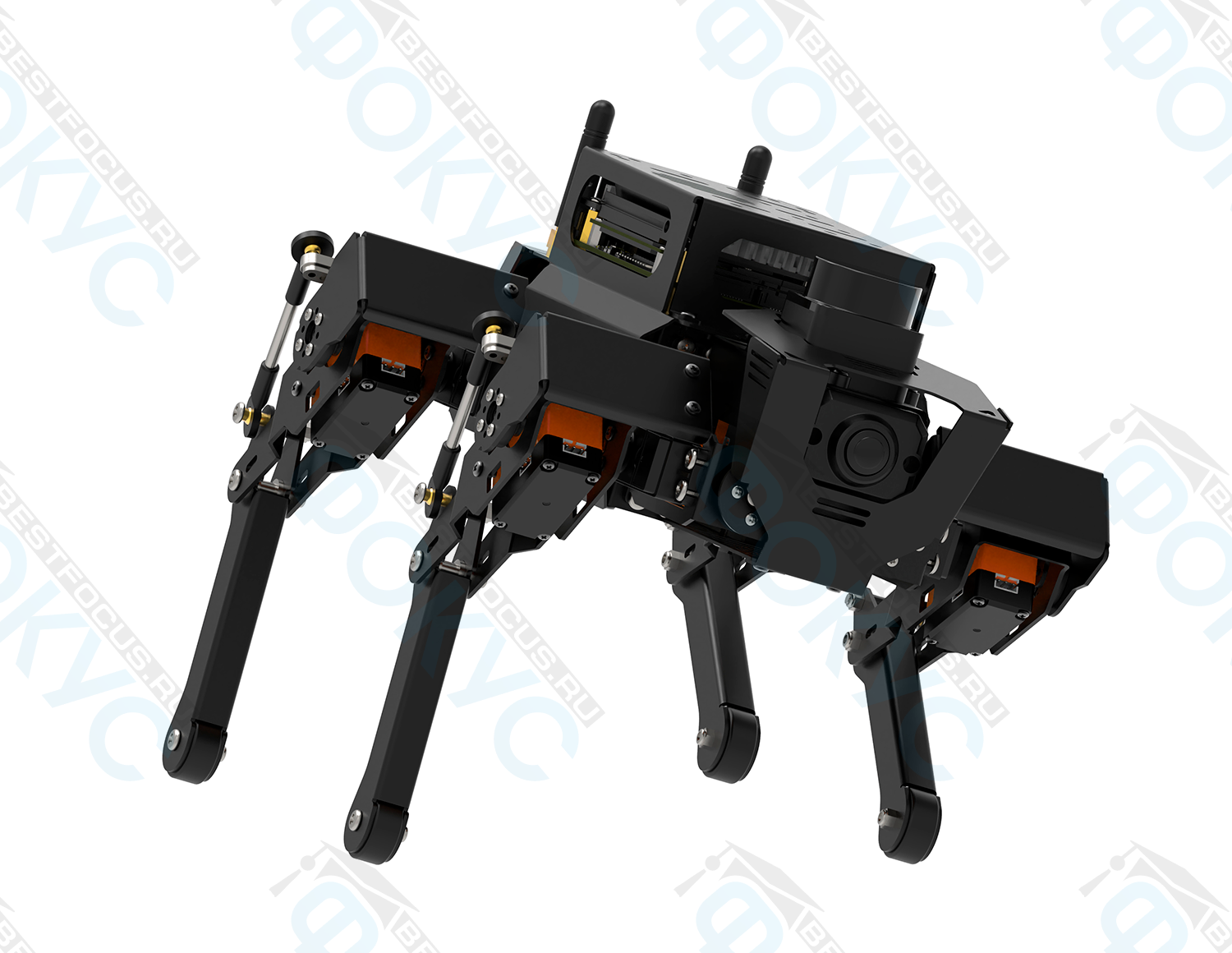 Образовательный четвероногий робот для изучения машинного зрения, нейросетей и управления беспилотными системами