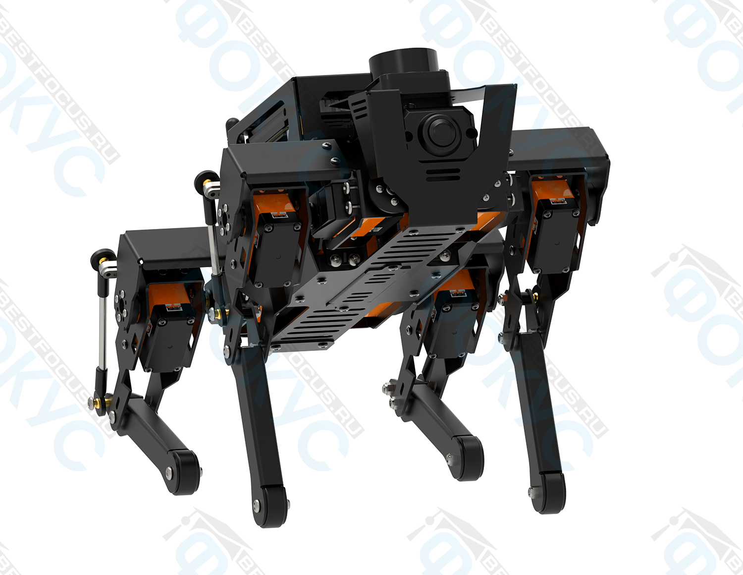 Четвероногий робот для обучения машинному зрению, нейросетям и управлению беспилотными устройствами