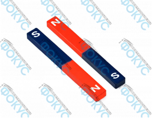 Магнит полосовой демонстрационный для кабинета физики