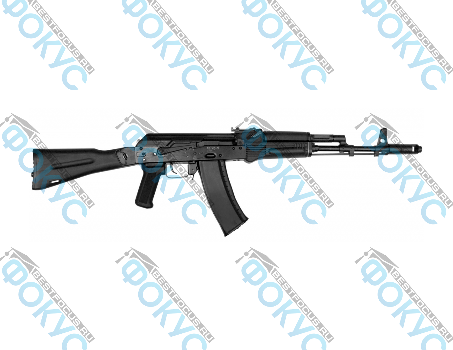 Макет учебный автомат АК-74М-М со складным прикладом для кабинета ОБЗР и учебных занятий