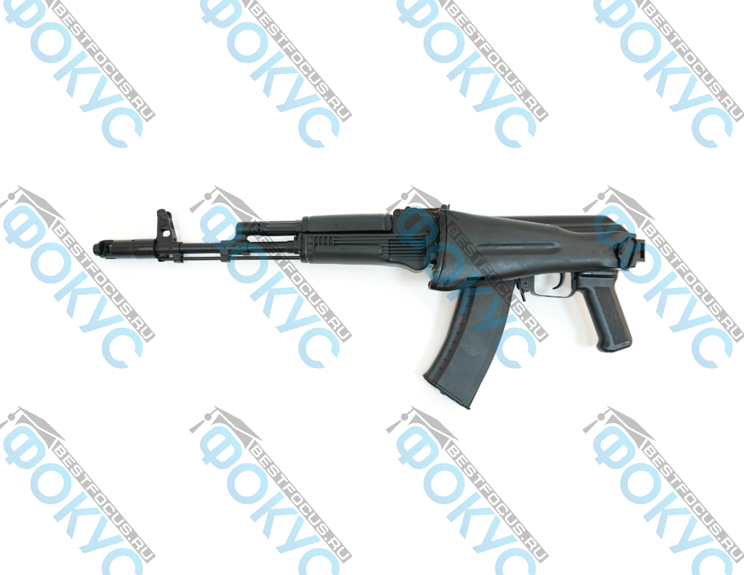 Макет учебный автомат АК-74М-М сбоку для кабинета ОБЗР и учебных занятий