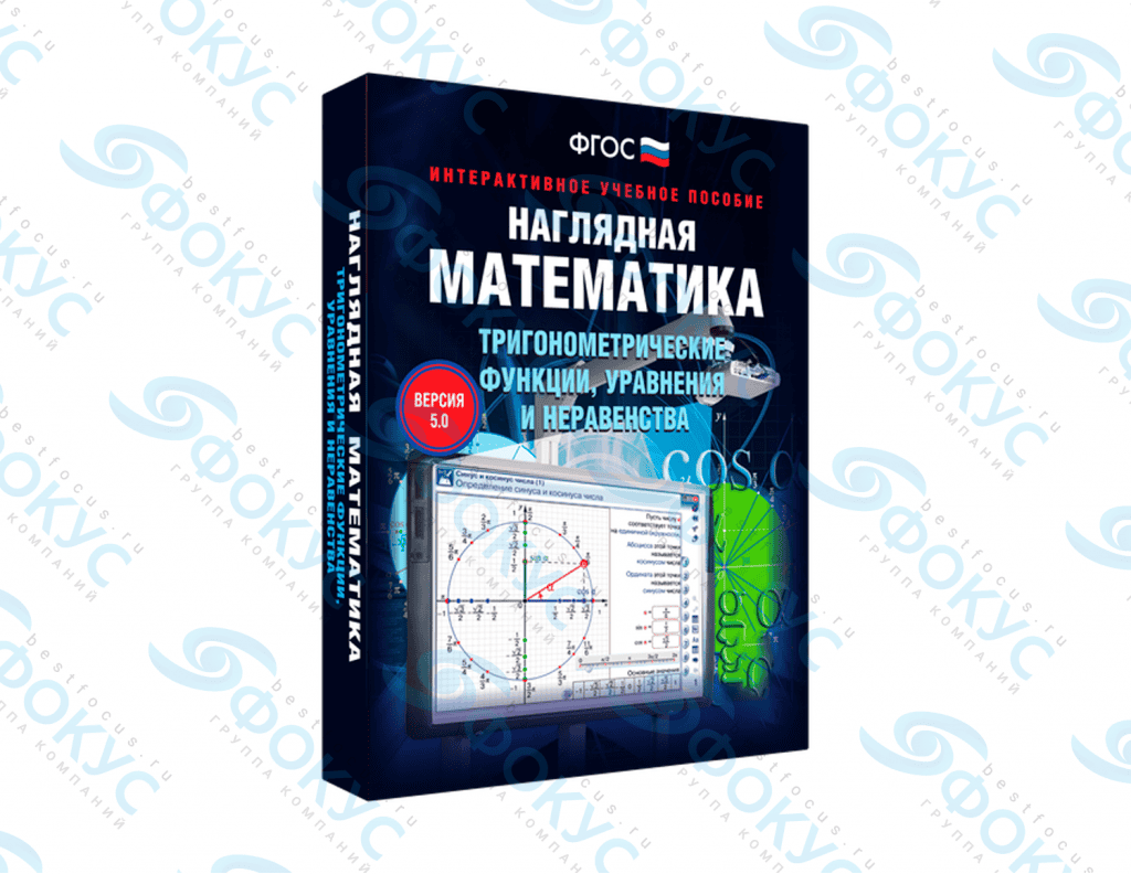 Интерактивное учебное пособие Наглядная математика тригонометрия для школы