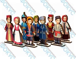 Разборные куклы Народы России для кабинета ДНКР