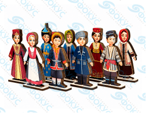 Разборные куклы Народы России для кабинета ДНКР