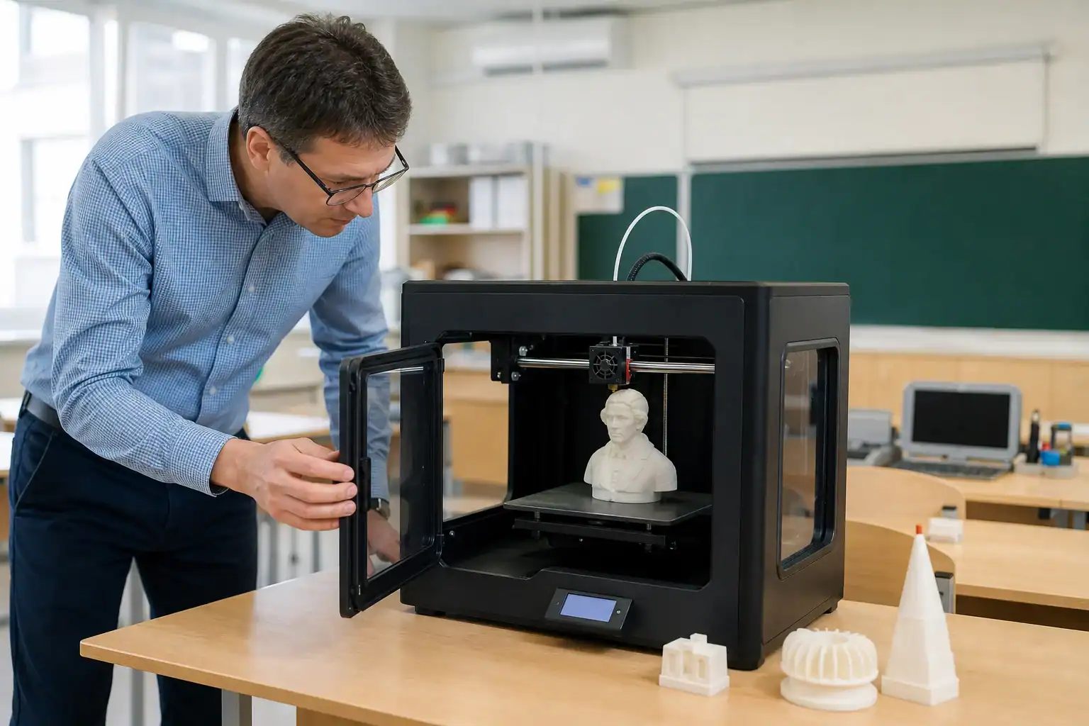 документы на 3D-принтер: практическое применение оборудования в школьном кабинете