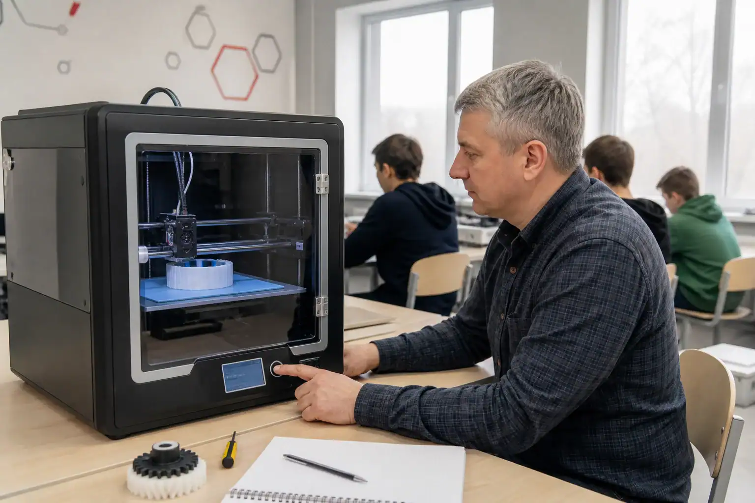 Подключение к ZENIT 3D HT RS перед началом 3D-печати
