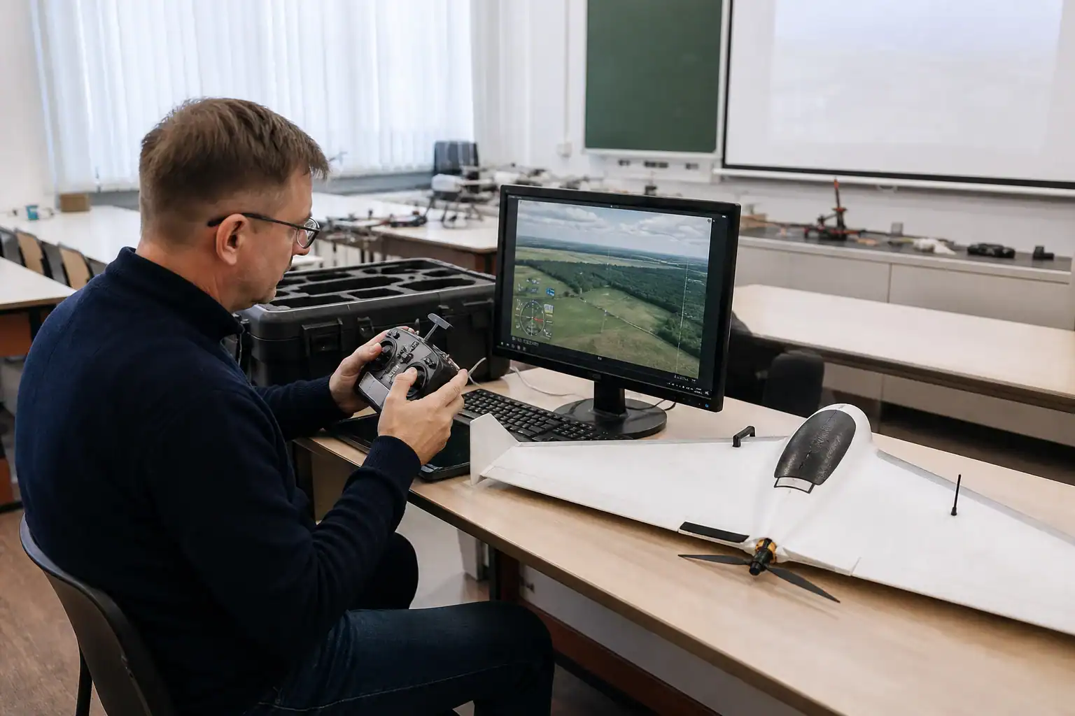 учебный комплект БПЛА: практическое применение оборудования в школьном кабинете