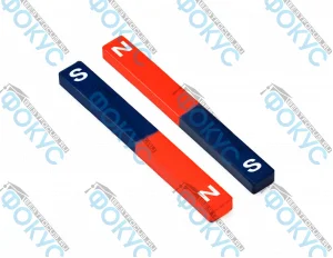 Магнит полосовой демонстрационный для кабинета физики