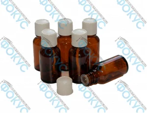 Набор склянок для растворов реактивов для кабинета химии