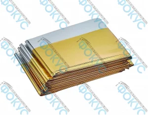 Термоодеяло спасательное для первой помощи, туризма и защиты от холода