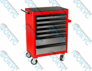 Инструментальная тележка с набором инструментов для кабинета технологии