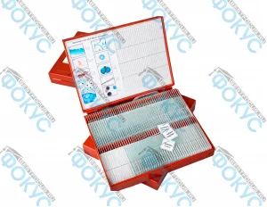 Комплект микропрепаратов по ботанике для кабинета биологии в коробке