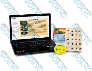 Коллекция поделочных камней для кабинета географии