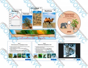 Интерактивный комплекс природные зоны мира для кабинета географии