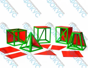 Набор по стереометрии магнитный для кабинета математики