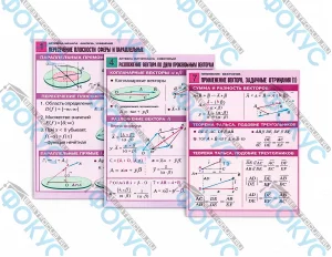 Комплект таблиц по геометрии для кабинета математики