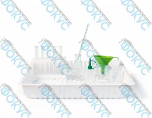 Набор химической посуды для лабораторных работ в начальной школе