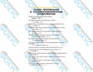 Таблицы демонстрационные по орфографии и пунктуации для кабинета русского языка