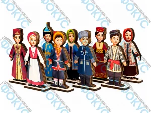 Разборные куклы Народы России для кабинета ДНКР